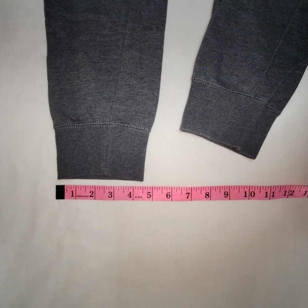 Reebok Drawstring Dark Gray Mid-rise Joggers W/Pockets Women's Size XS - Picture 13 of 13